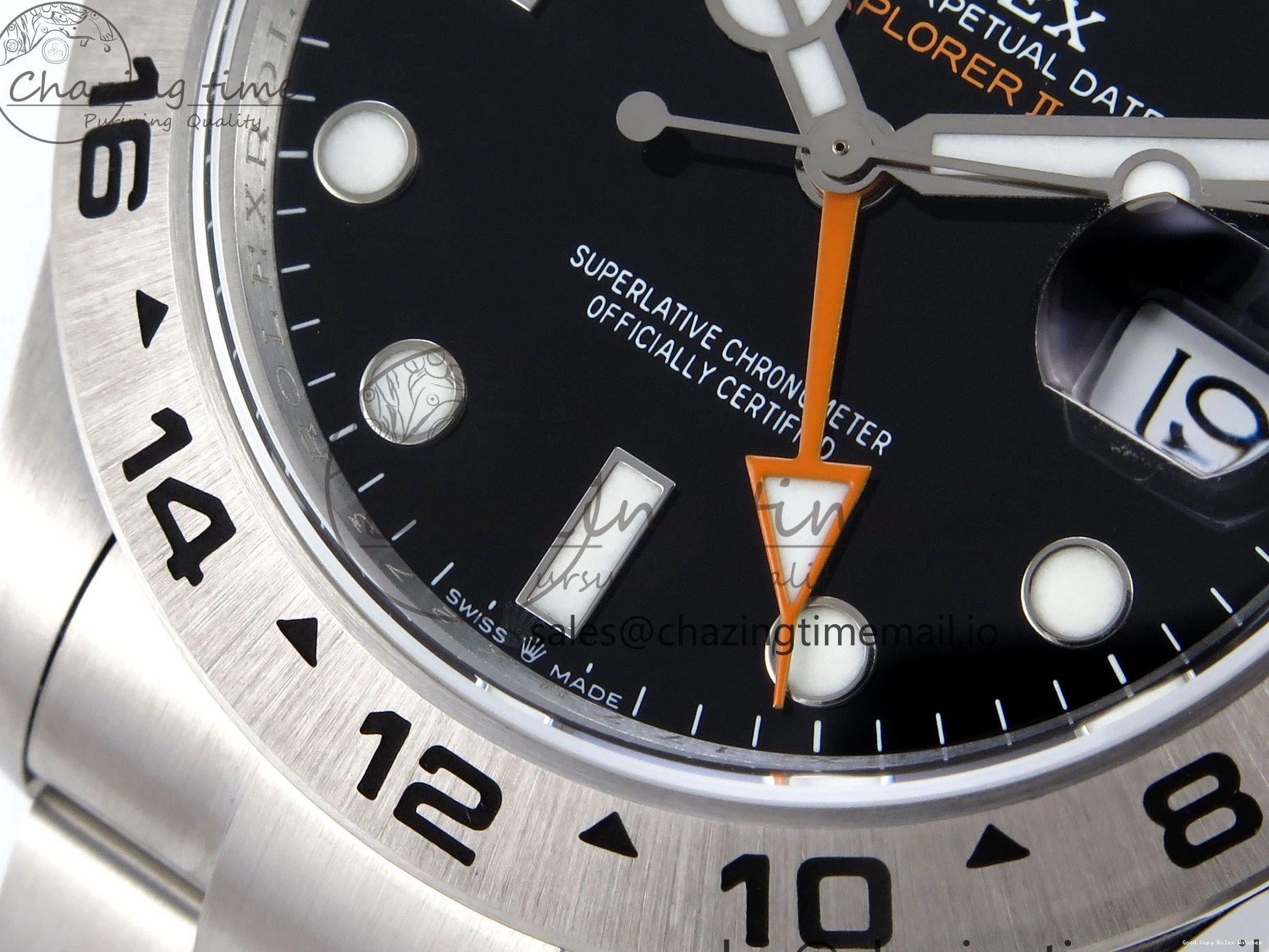 Good Copy Rolex Watches 1:1 Bracelet Explorer 226570 Black Comfortable on Dial CHS Best 906 42mm SH3285-2 904L QF Edition II SS 0120